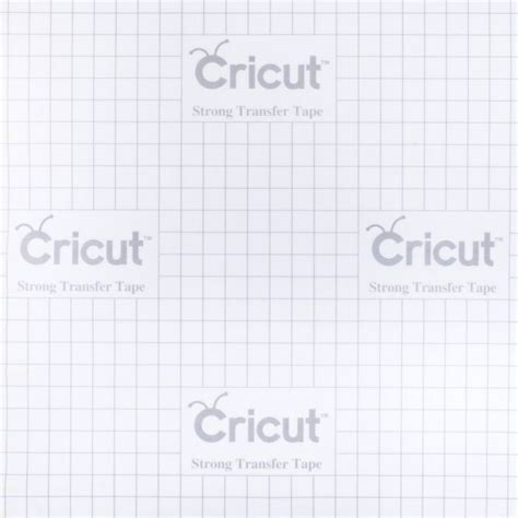 Cricut Explore/Maker StrongGrip Transfer Tape (30x120cm); Specially designed to transfer glitter vinyl cuts to a variety of surfaces with ease; Create removable media covers, labels, decor, and more; For all Cricut® cutting machines